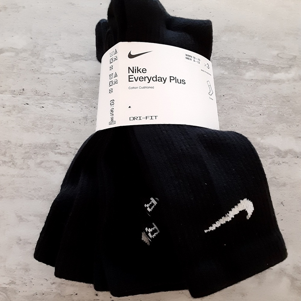 NIKE Everyday Crew Mens Socks ( 3pk )